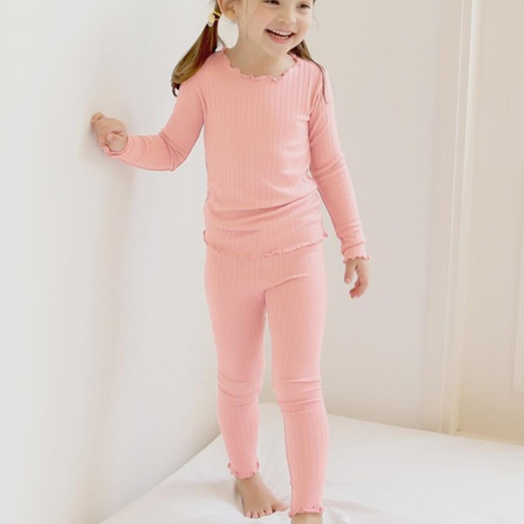 Peach discount pj set